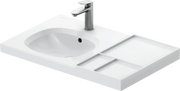 Duravit Aurena 31 3/4'' Rectangular Wall Mounted Sink in White with Single Faucet Hole and with Overflow