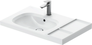 Duravit Aurena 31 3/4'' Rectangular Wall Mounted Sink in White with Single Faucet Hole and with Overflow