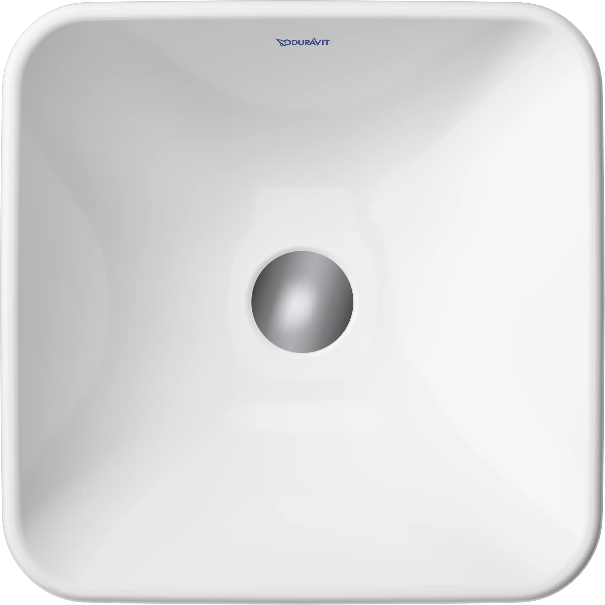 Duravit D-Neo 15 3/4'' Square Vessel Sink in White
