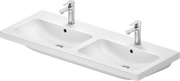 D-Code 47 1/4'' Square Wall Mounted Sink in White with Single Faucet Hole and with Overflow