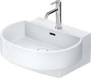 Balcoon 21 5/8'' Semi circular Wall Mounted Sink with Single Faucet Hole and with Overflow