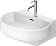 Balcoon 23 5/8'' Semi circular Wall Mounted Sink with Single Faucet Hole and with Overflow