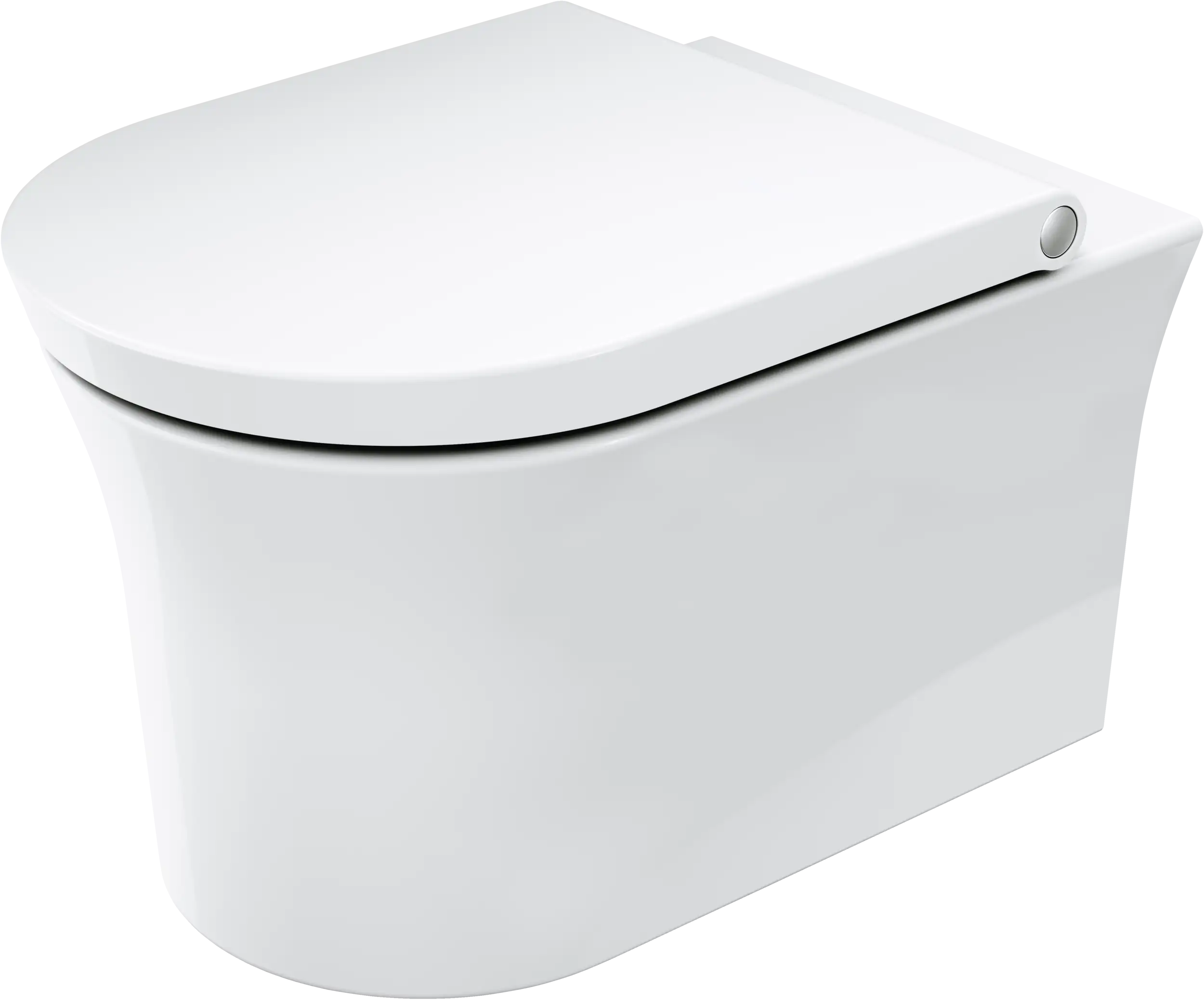 Duravit White Tulip Elongated Slow Close Toilet Seat in White