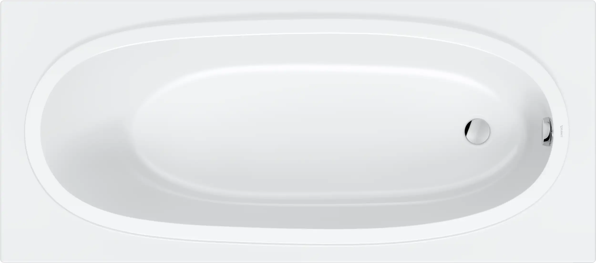 Balcoon 66 7/8'' x 18 7/8'' Rectangular Drop In Bathtub Acrylic with Reversible Drain, Drain Sold Separately