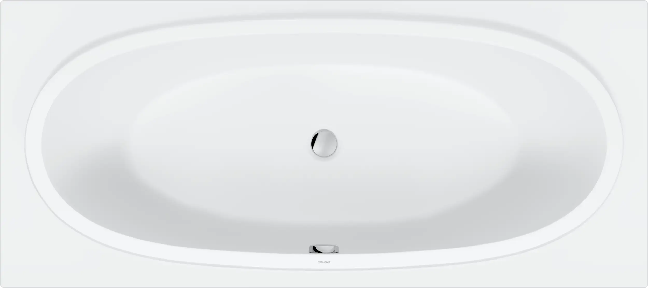 Balcoon 70 7/8'' x 19 1/8'' Rectangular Drop In Bathtub Acrylic with Center Drain, Drain Sold Separately