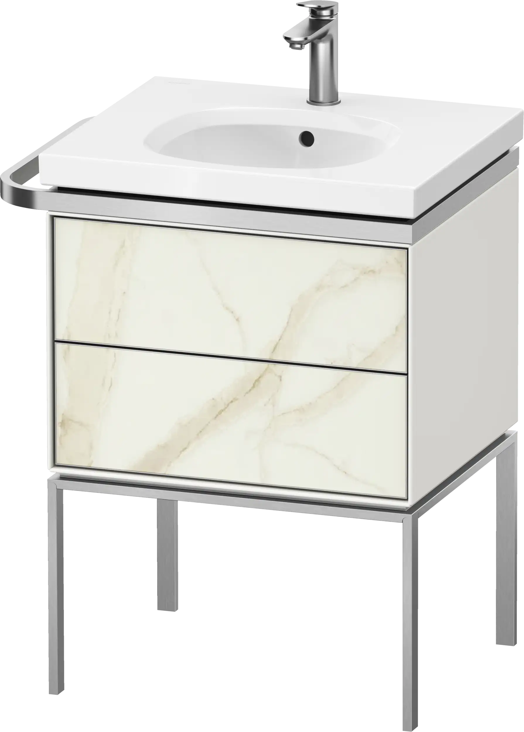 Duravit Aurena 23'' Wall Mount Two Drawer Single Vanity Cabinet, Sink Sold Separately