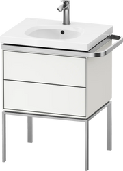 Duravit Aurena 23'' Wall Mount Two Drawer Single Vanity Cabinet White, Sink Sold Separately