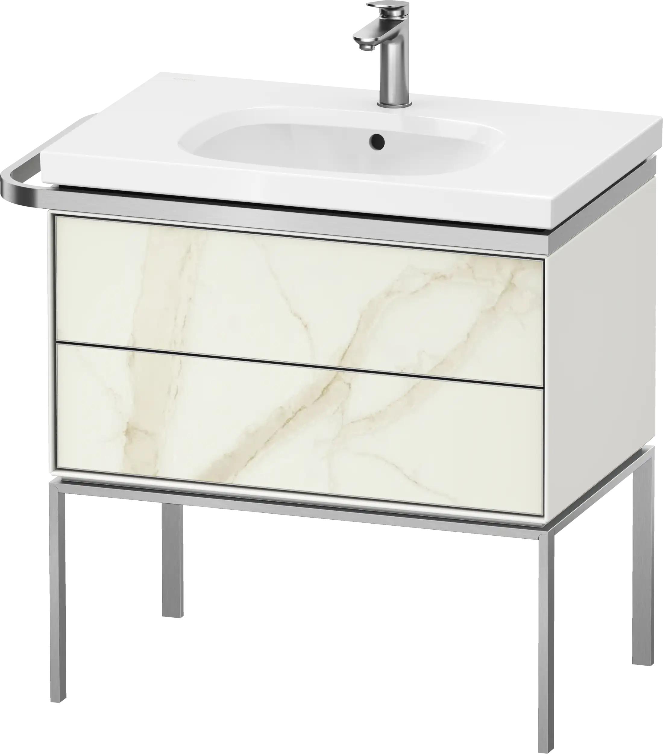 Duravit Aurena 30 7/8'' Wall Mount Two Drawer Single Vanity Cabinet, Sink Sold Separately