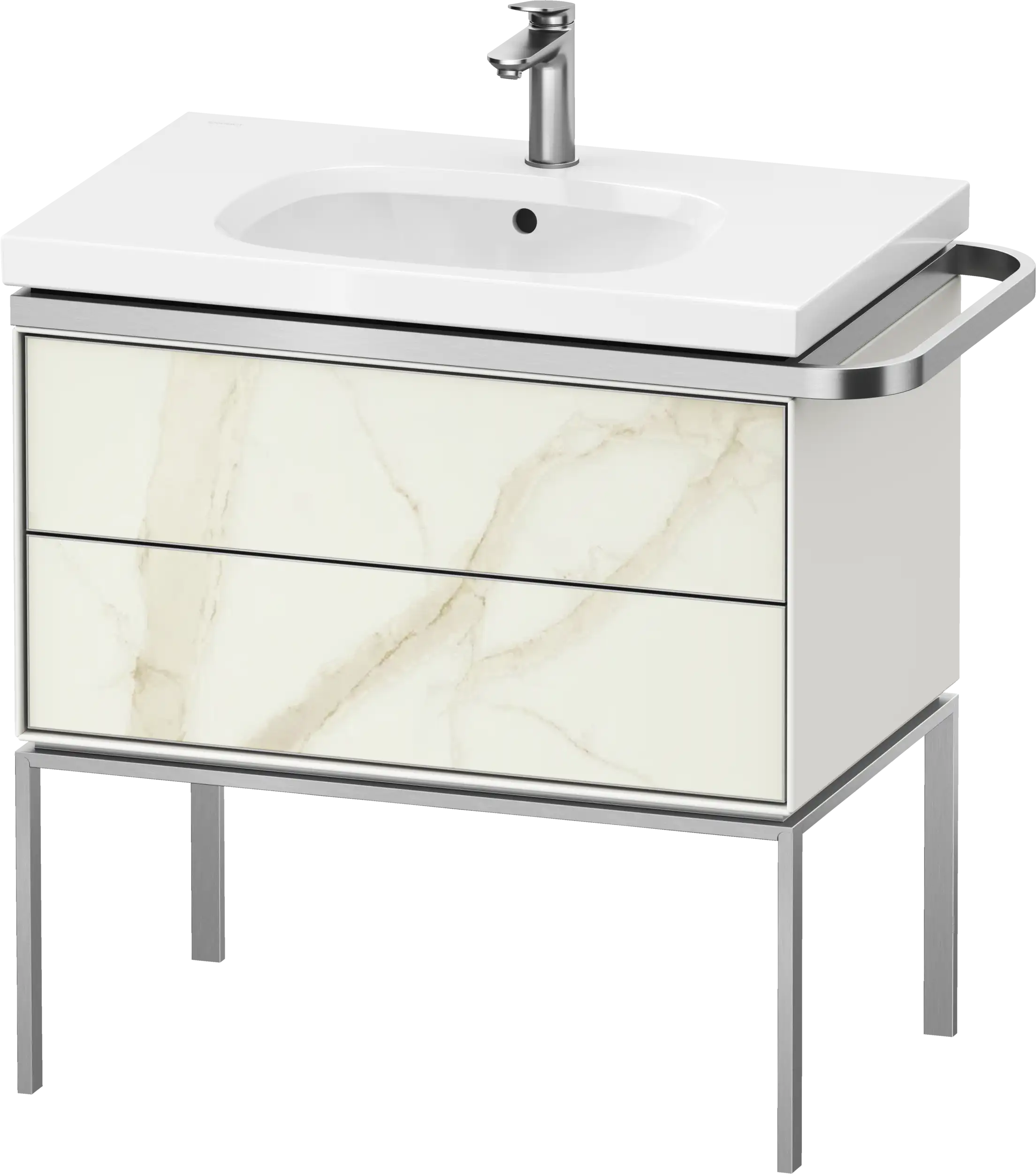 Duravit Aurena 30 7/8'' Wall Mount Two Drawer Single Vanity Cabinet, Sink Sold Separately