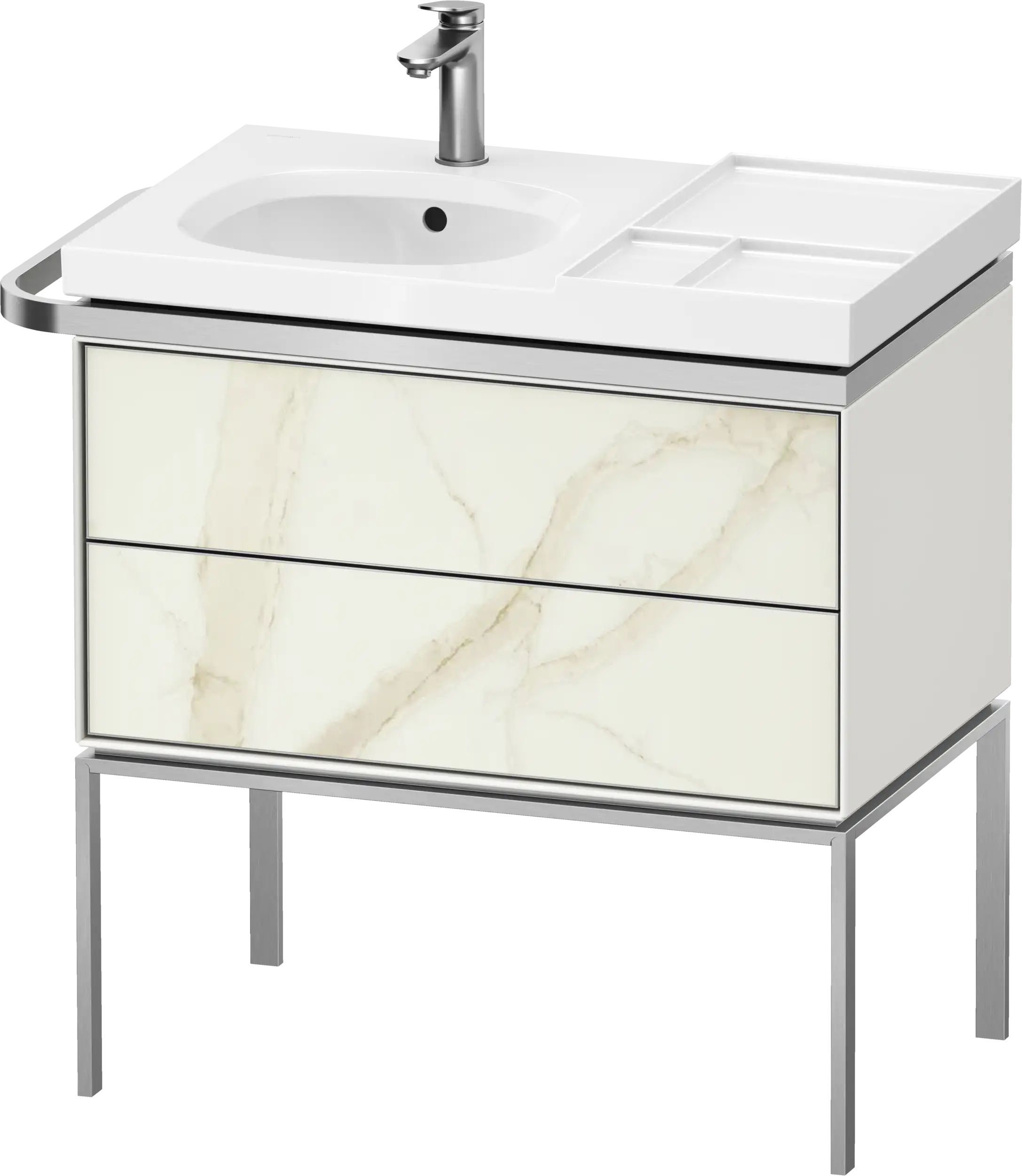 Duravit Aurena 30 7/8'' Wall Mount Two Drawer Single Vanity Cabinet, Sink Sold Separately