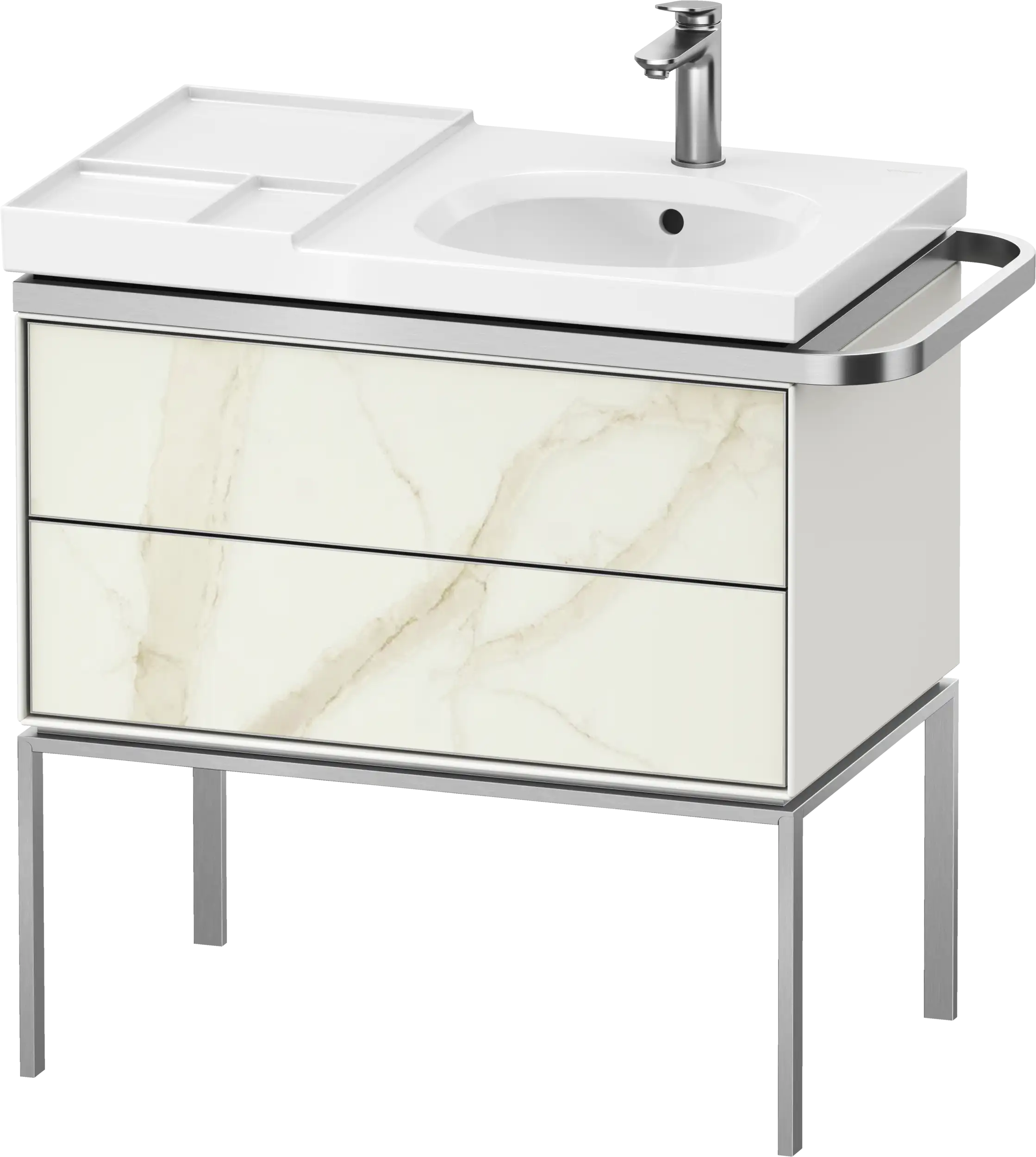 Duravit Aurena 30 7/8'' Wall Mount Two Drawer Single Vanity Cabinet, Sink Sold Separately