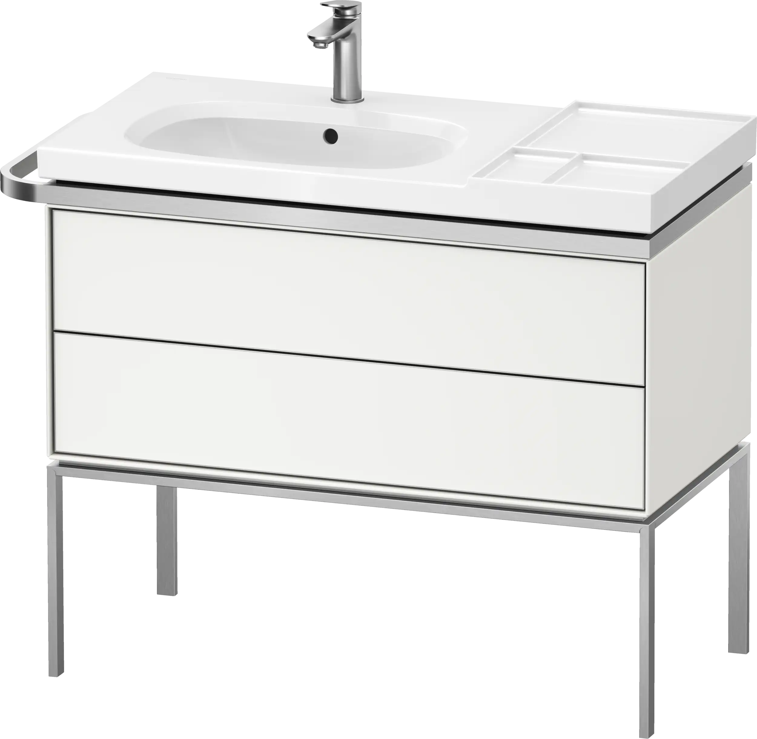 Duravit Aurena 38 3/4'' Wall Mount Two Drawer Single Vanity Cabinet, Sink Sold Separately