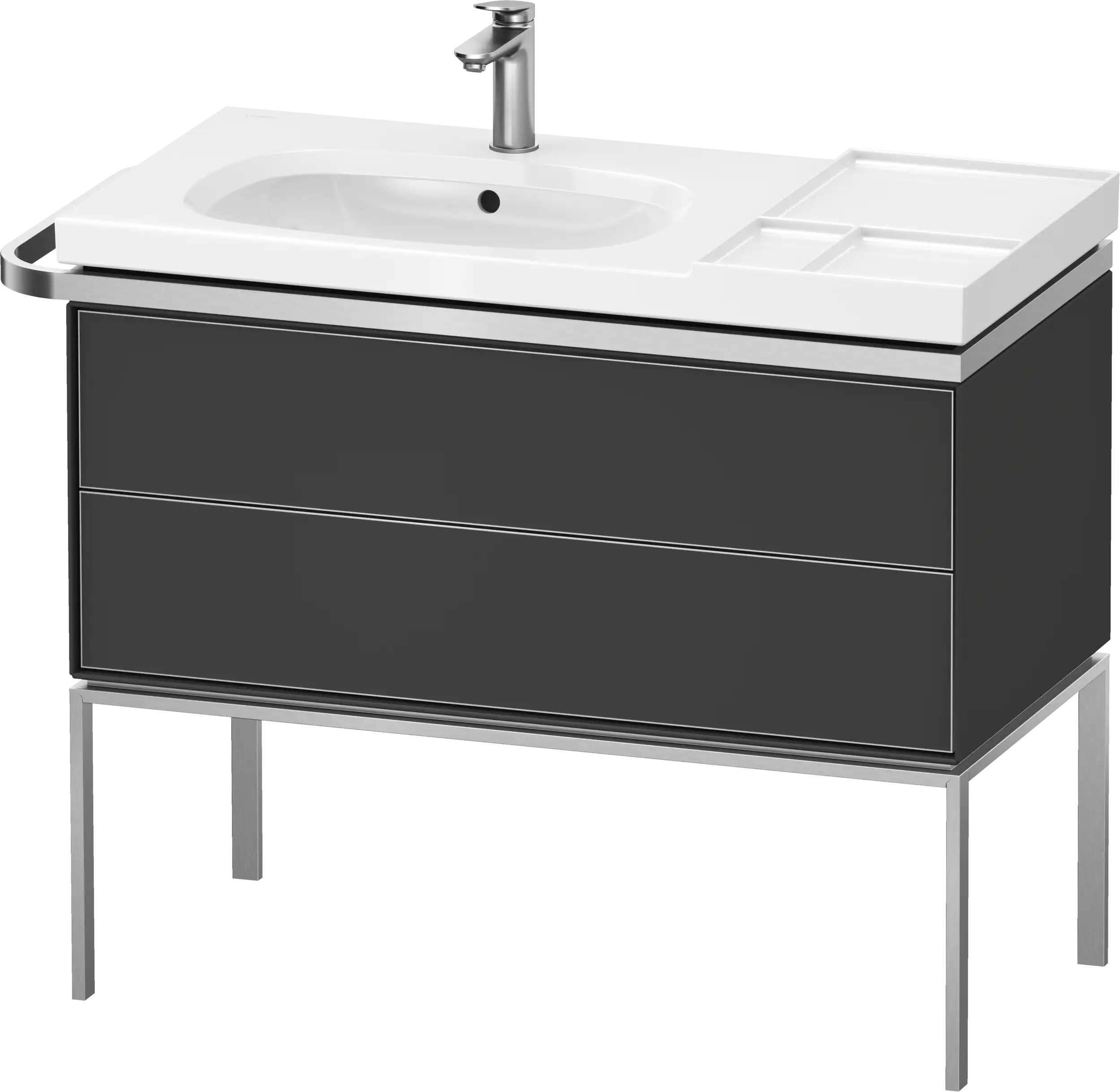 Duravit Aurena 38 3/4'' Wall Mount Two Drawer Single Vanity Cabinet, Sink Sold Separately