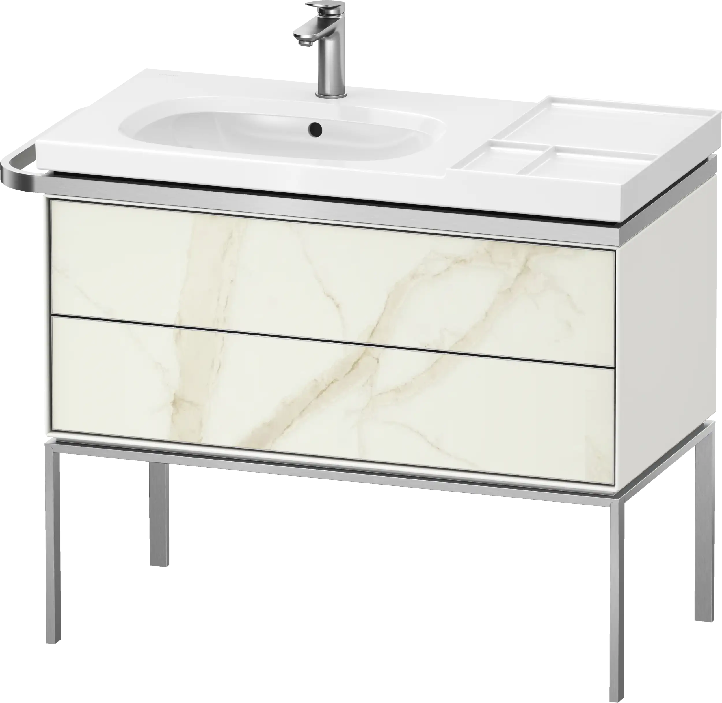 Duravit Aurena 38 3/4'' Wall Mount Two Drawer Single Vanity Cabinet, Sink Sold Separately