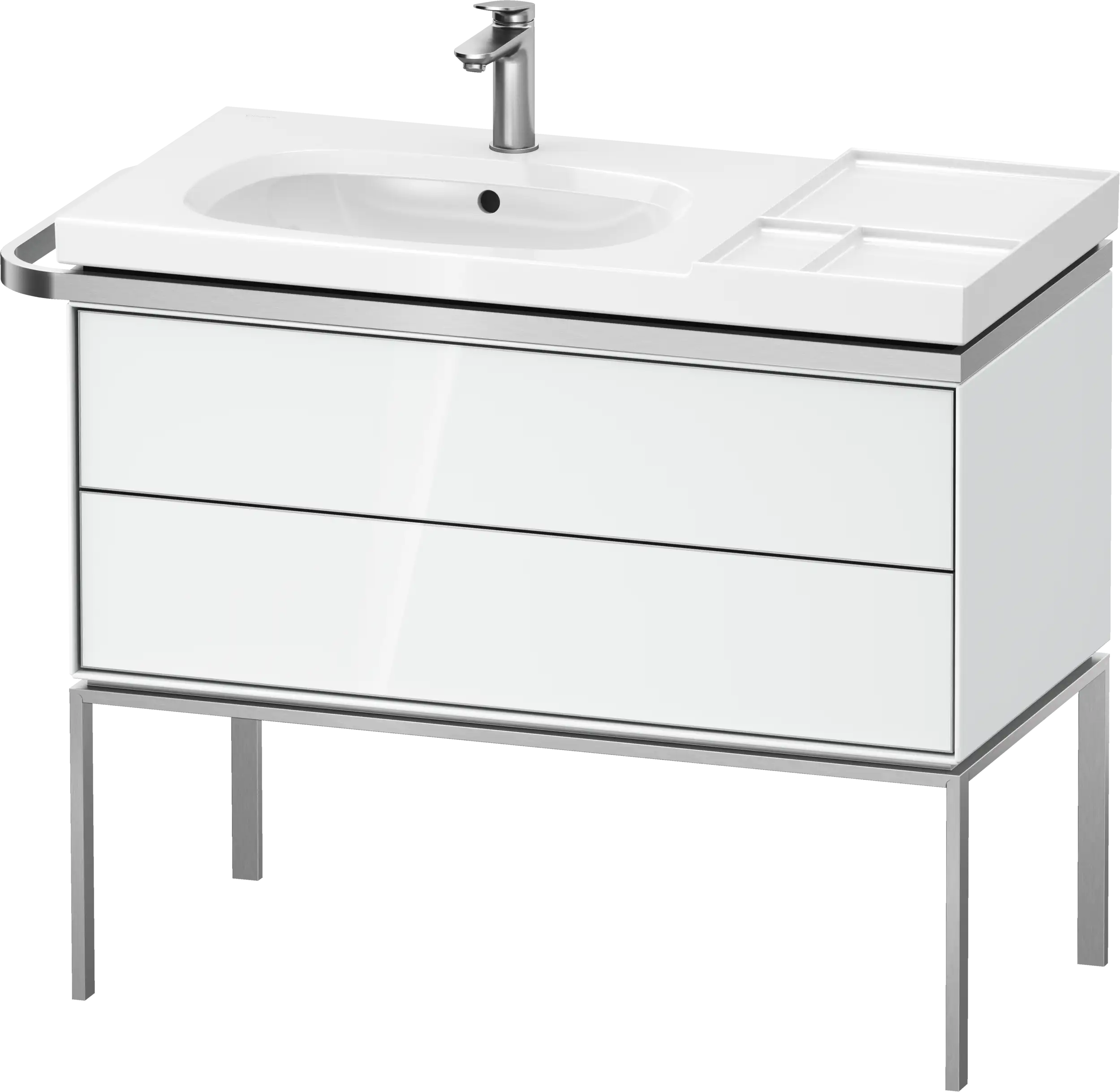 Duravit Aurena 38 3/4'' Wall Mount Two Drawer Single Vanity Cabinet, Sink Sold Separately