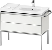 Duravit Aurena 38 3/4'' Wall Mount Two Drawer Single Vanity Cabinet, Sink Sold Separately