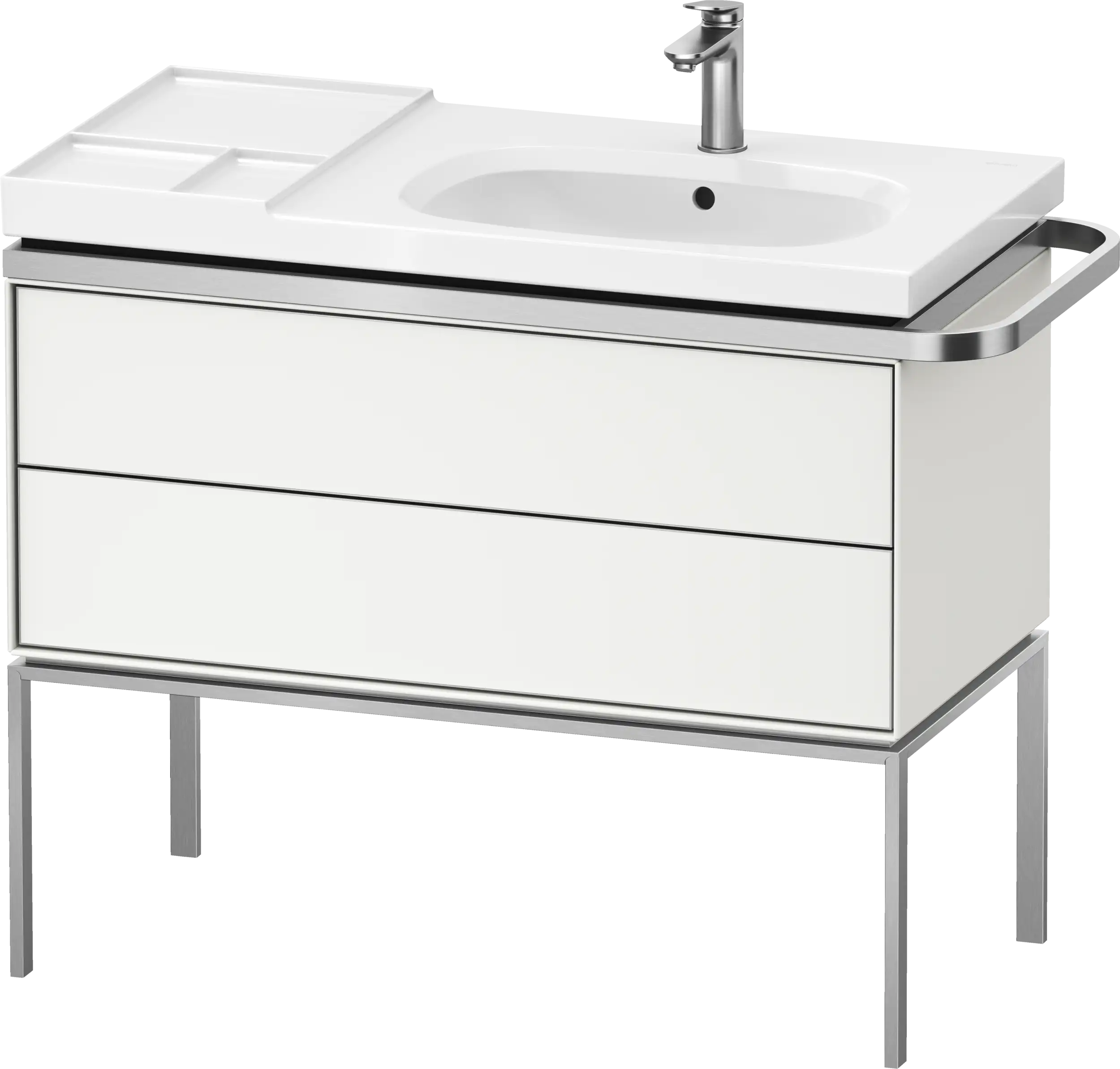 Duravit Aurena 38 3/4'' Wall Mount Two Drawer Single Vanity Cabinet, Sink Sold Separately