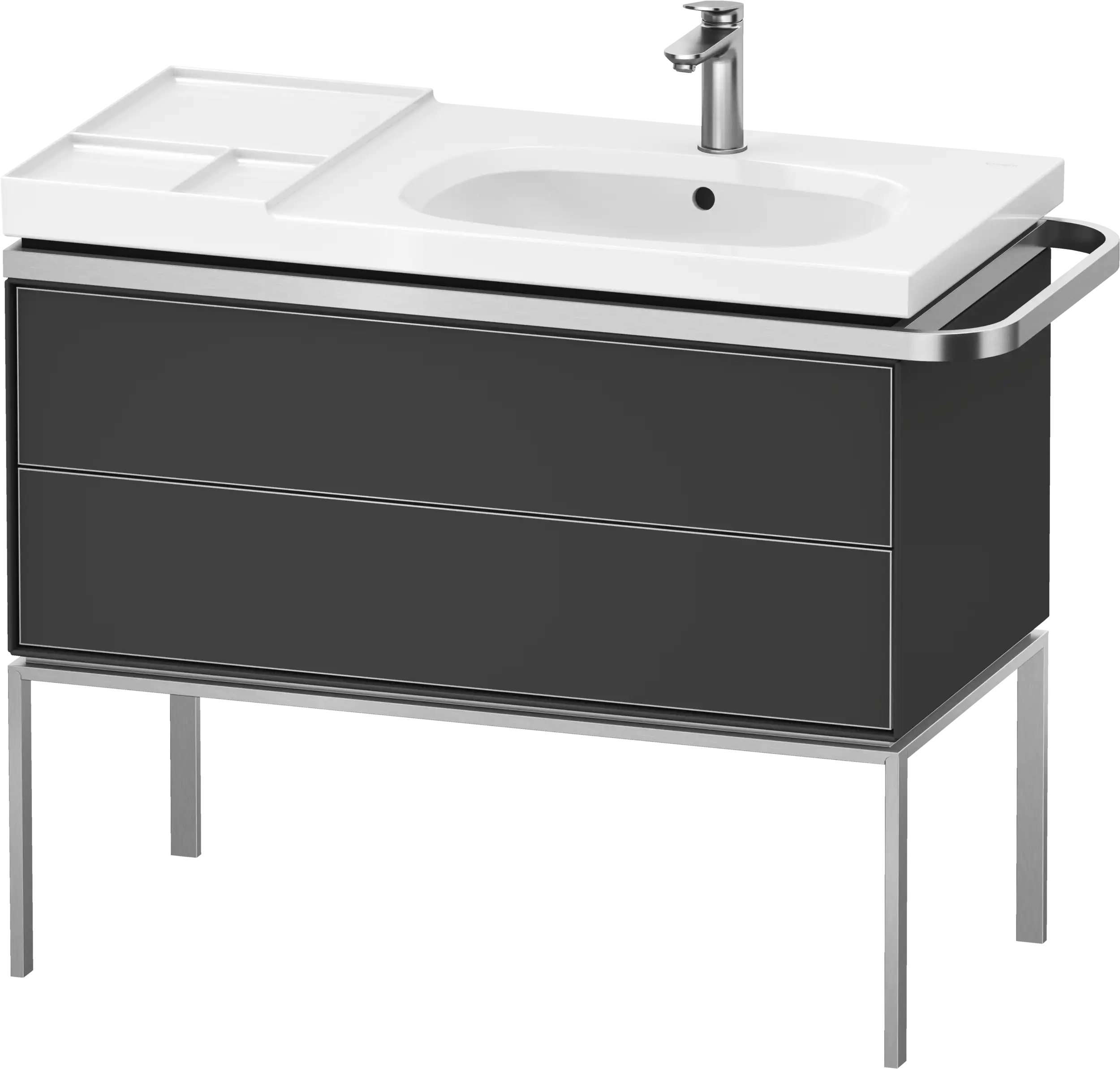 Duravit Aurena 38 3/4'' Wall Mount Two Drawer Single Vanity Cabinet, Sink Sold Separately