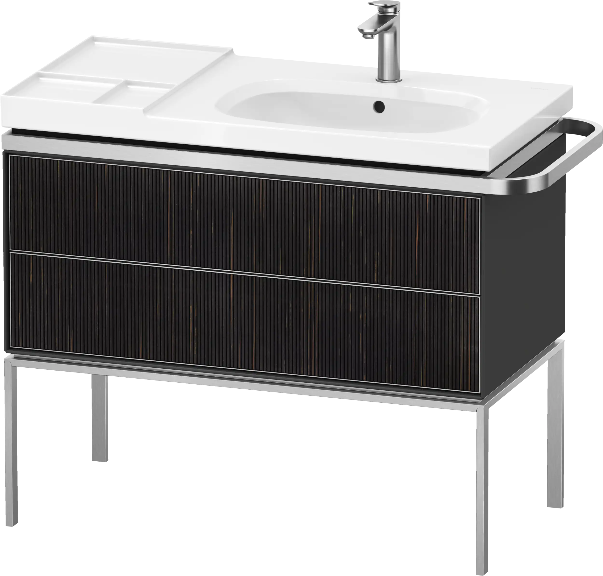 Duravit Aurena 38 3/4'' Wall Mount Two Drawer Single Vanity Cabinet, Sink Sold Separately