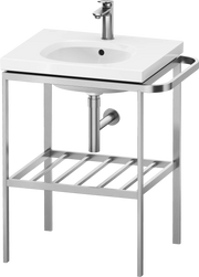 Duravit Aurena 23'' x 31 5/8'' Console in Brushed Stainless Steel