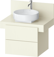 Balcoon 23 5/8'' Wall Mount Two Drawer Single Vanity Cabinet, Sink Sold Separately