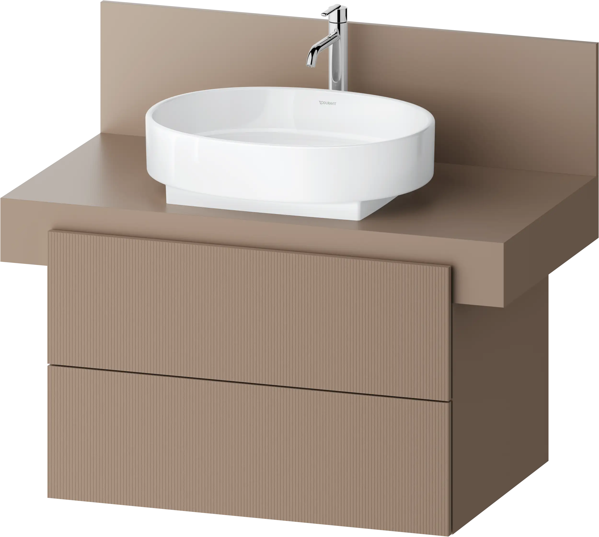 Balcoon 31 1/2'' Wall Mount Two Drawer Single Vanity Cabinet, Sink Sold Separately