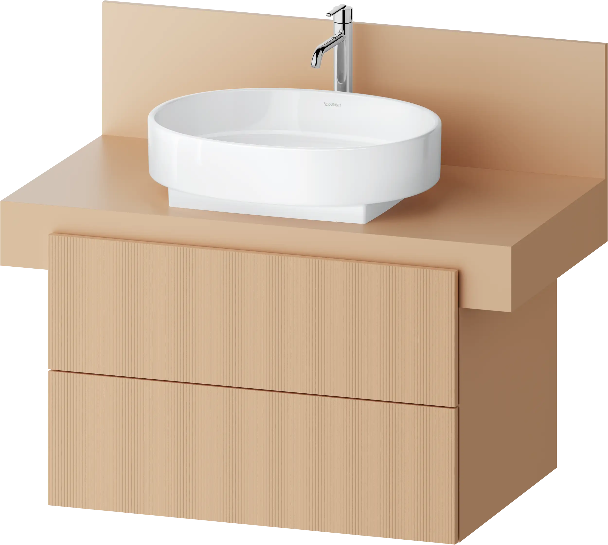 Balcoon 31 1/2'' Wall Mount Two Drawer Single Vanity Cabinet, Sink Sold Separately