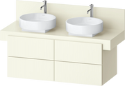 Balcoon 47 1/4'' Wall Mount Double Vanity Cabinet, Sink Sold Separately