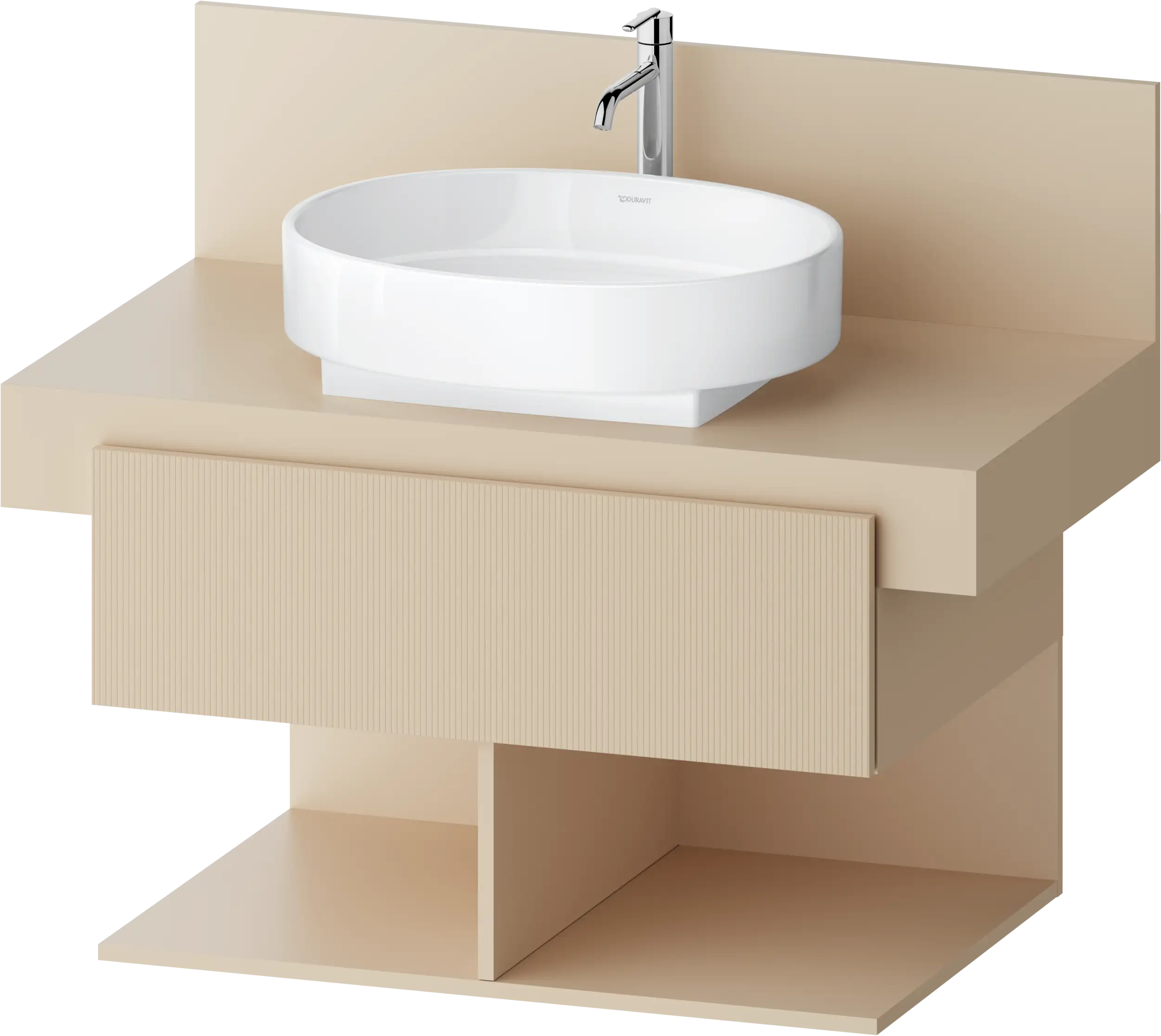 Balcoon 31 1/2'' Wall Mount One Drawer Single Vanity Cabinet, Sink Sold Separately