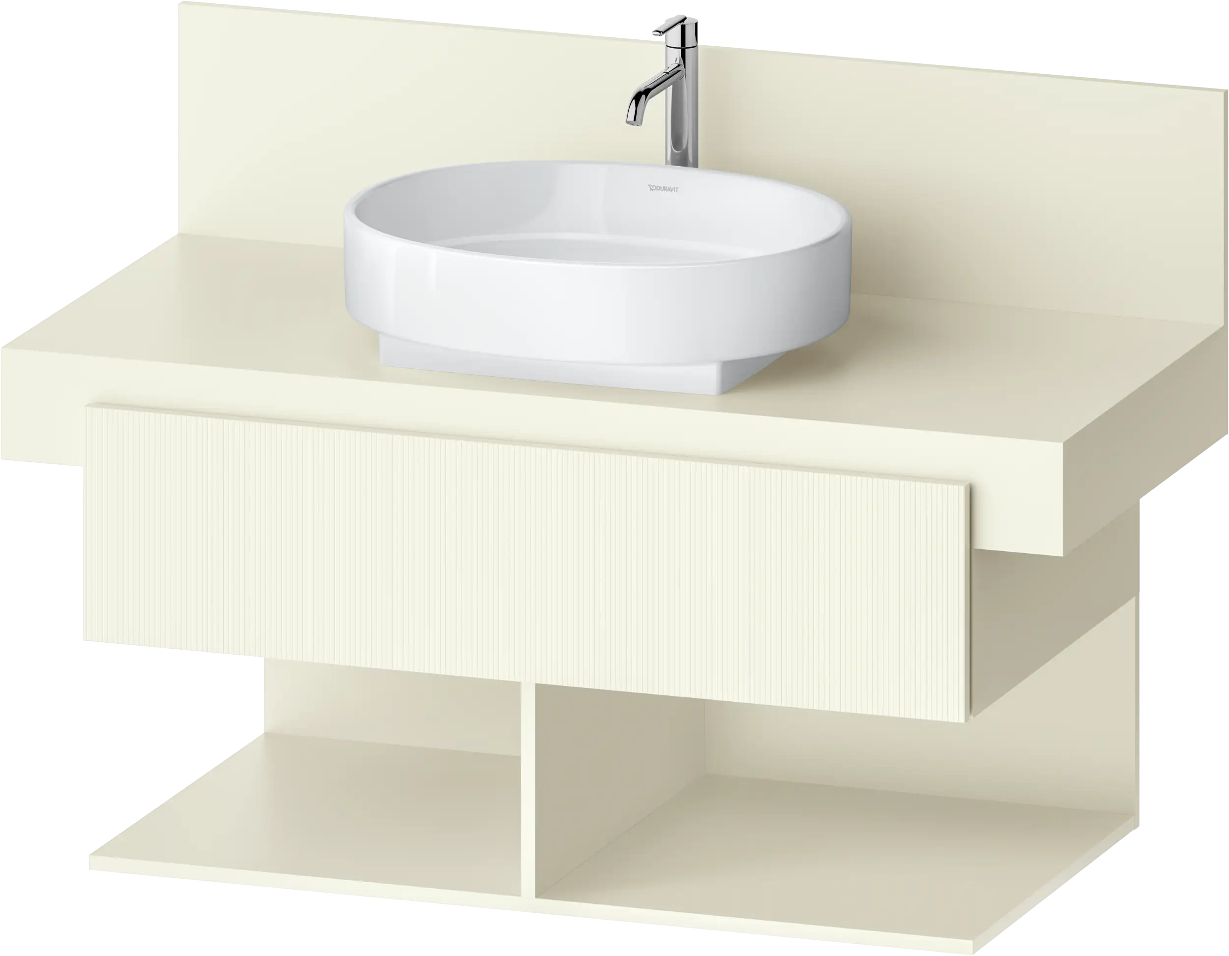 Balcoon 39 3/8'' Wall Mount One Drawer Single Vanity Cabinet, Sink Sold Separately