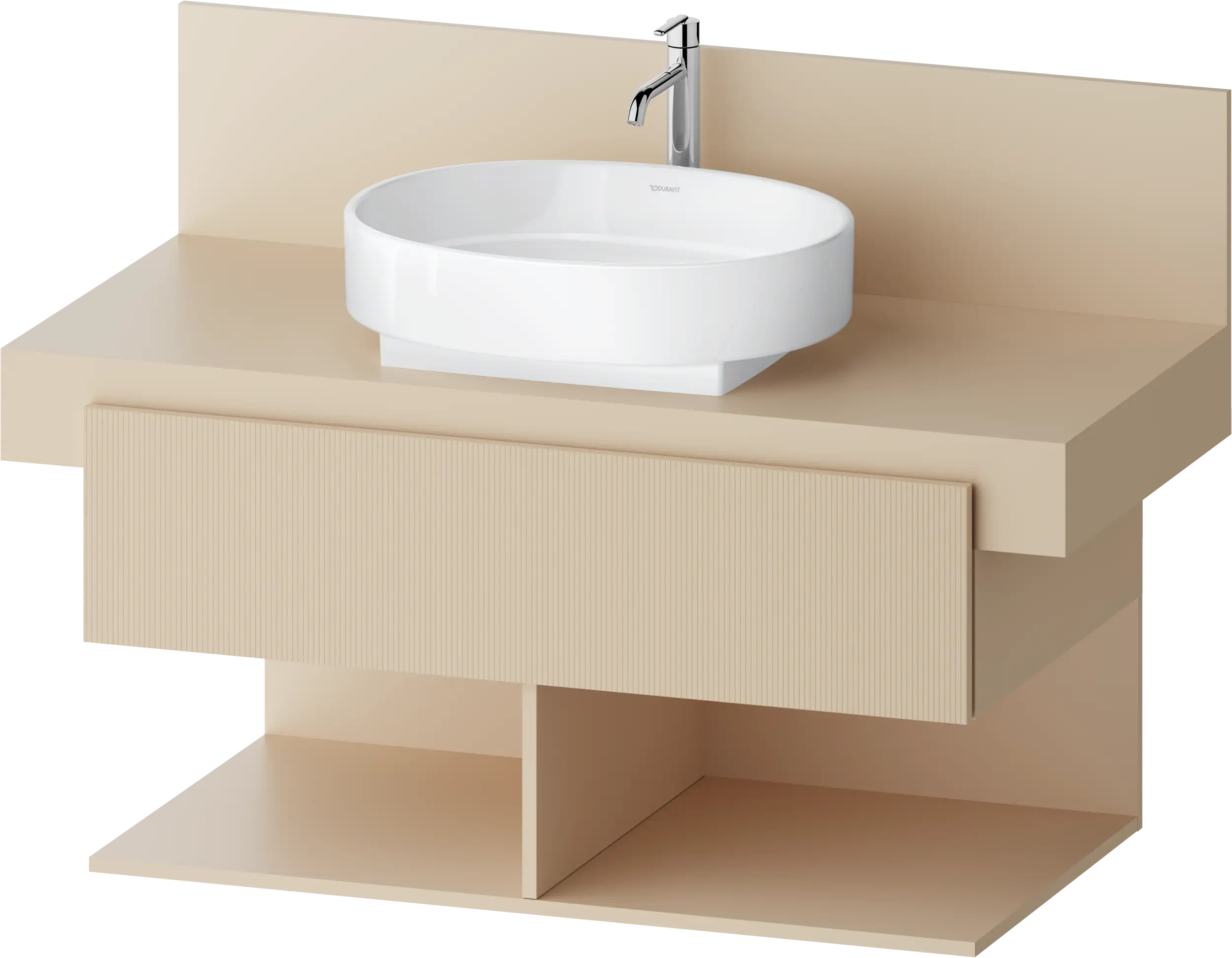 Balcoon 39 3/8'' Wall Mount One Drawer Single Vanity Cabinet, Sink Sold Separately