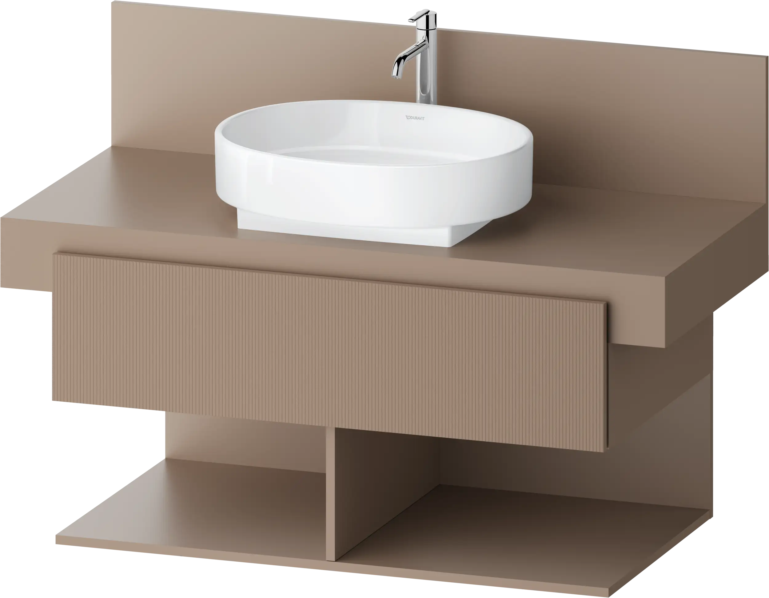 Balcoon 39 3/8'' Wall Mount One Drawer Single Vanity Cabinet, Sink Sold Separately