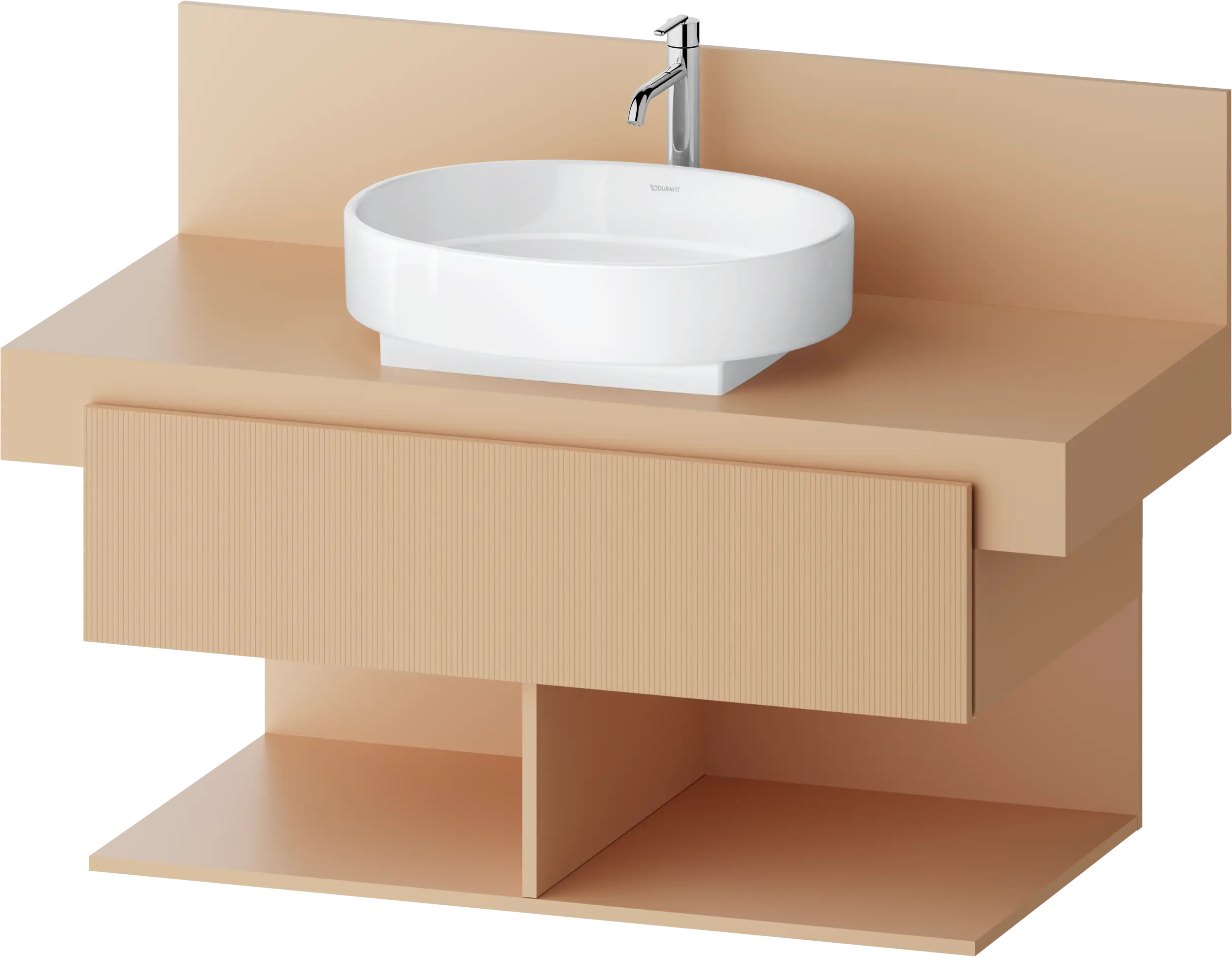 Balcoon 39 3/8'' Wall Mount One Drawer Single Vanity Cabinet, Sink Sold Separately
