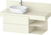 Balcoon 47 1/4'' Wall Mount Two Drawer Single Vanity Cabinet, Sink Sold Separately