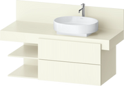 Balcoon 47 1/4'' Wall Mount Two Drawer Single Vanity Cabinet, Sink Sold Separately
