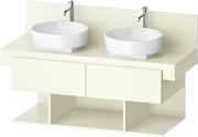 Balcoon 47 1/4'' Wall Mount Two Drawer Double Vanity Cabinet, Sink Sold Separately