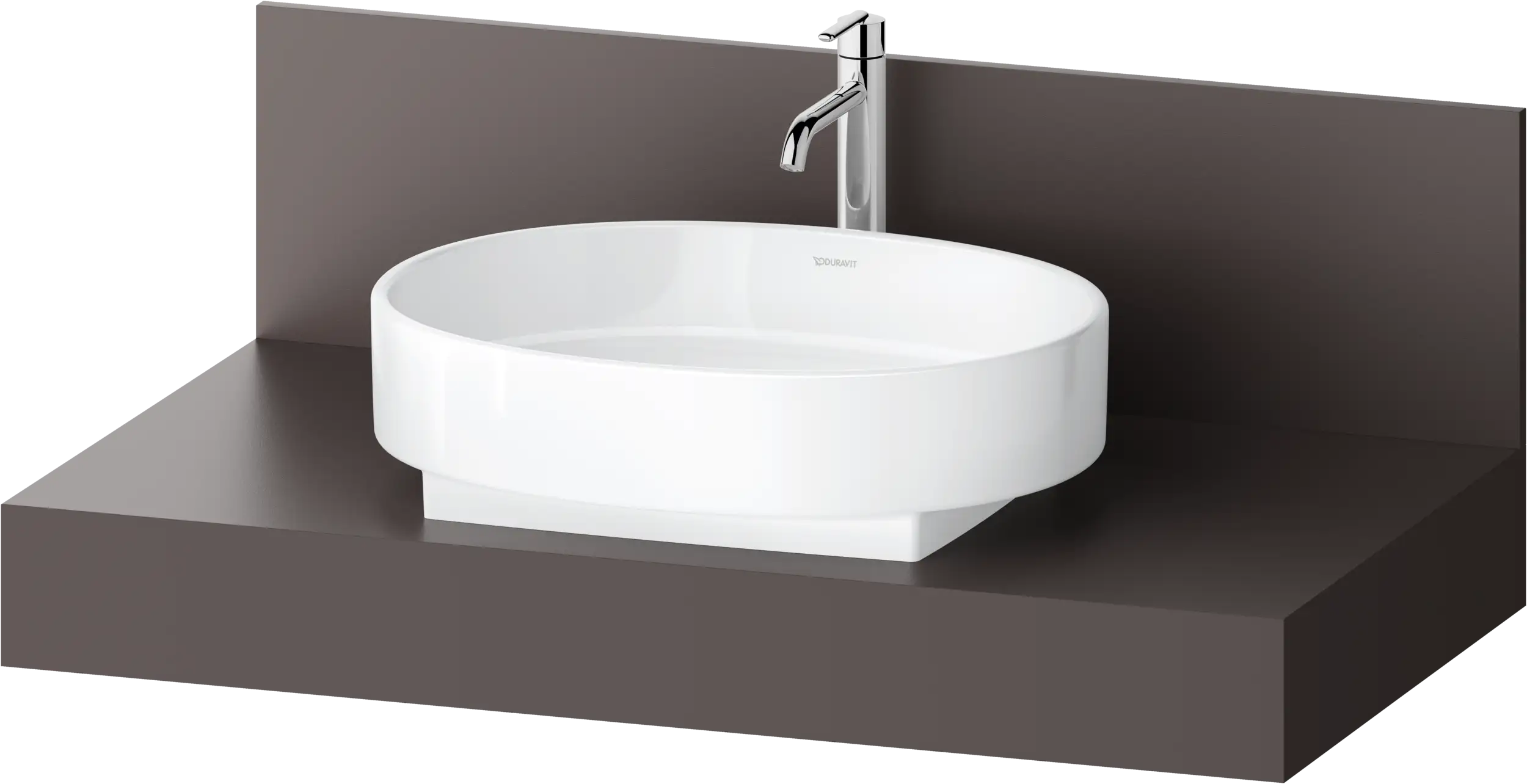 Balcoon 39 3/8'' Wall Mount Engineered Wood, with One Sink Cutout