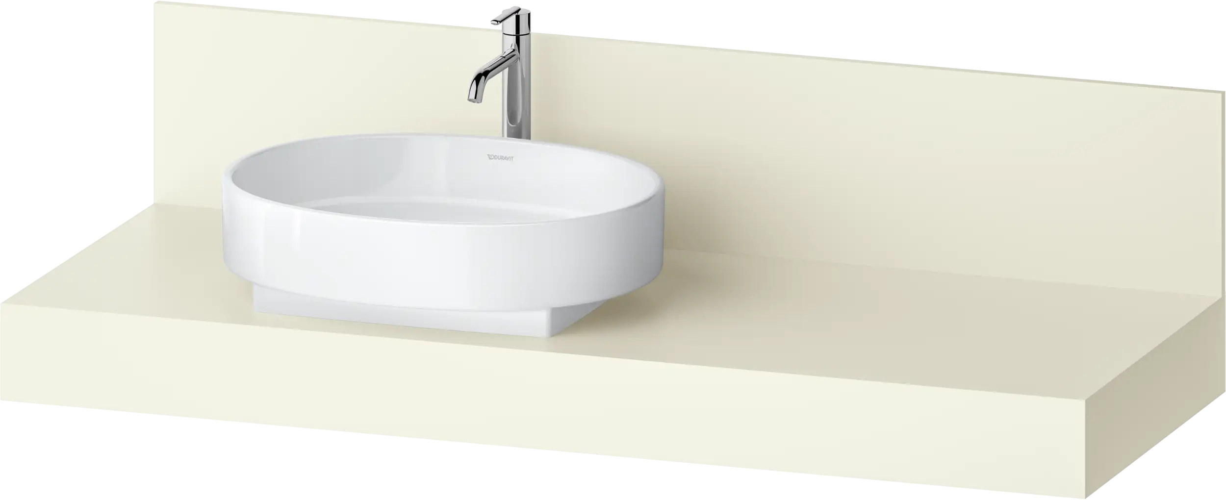 Balcoon 55 1/8'' Wall Mount Engineered Wood, with One Sink Cutout