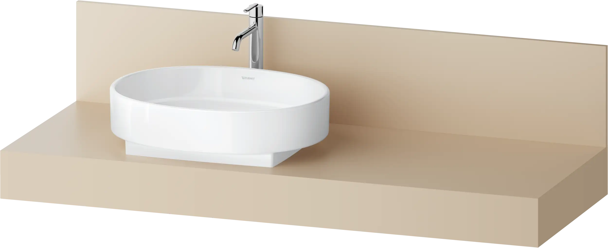 Balcoon 55 1/8'' Wall Mount Engineered Wood, with One Sink Cutout