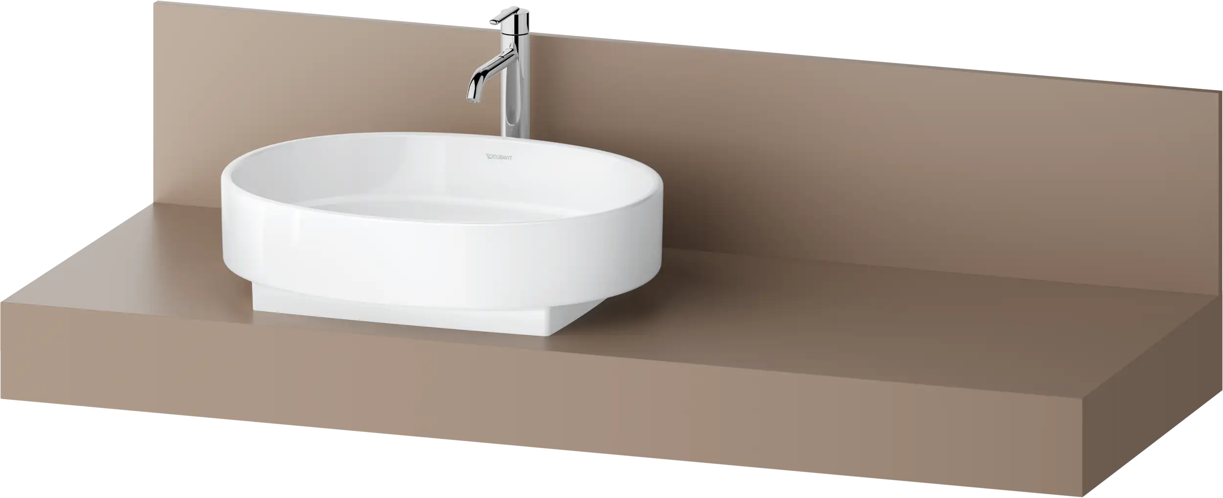 Balcoon 55 1/8'' Wall Mount Engineered Wood, with One Sink Cutout