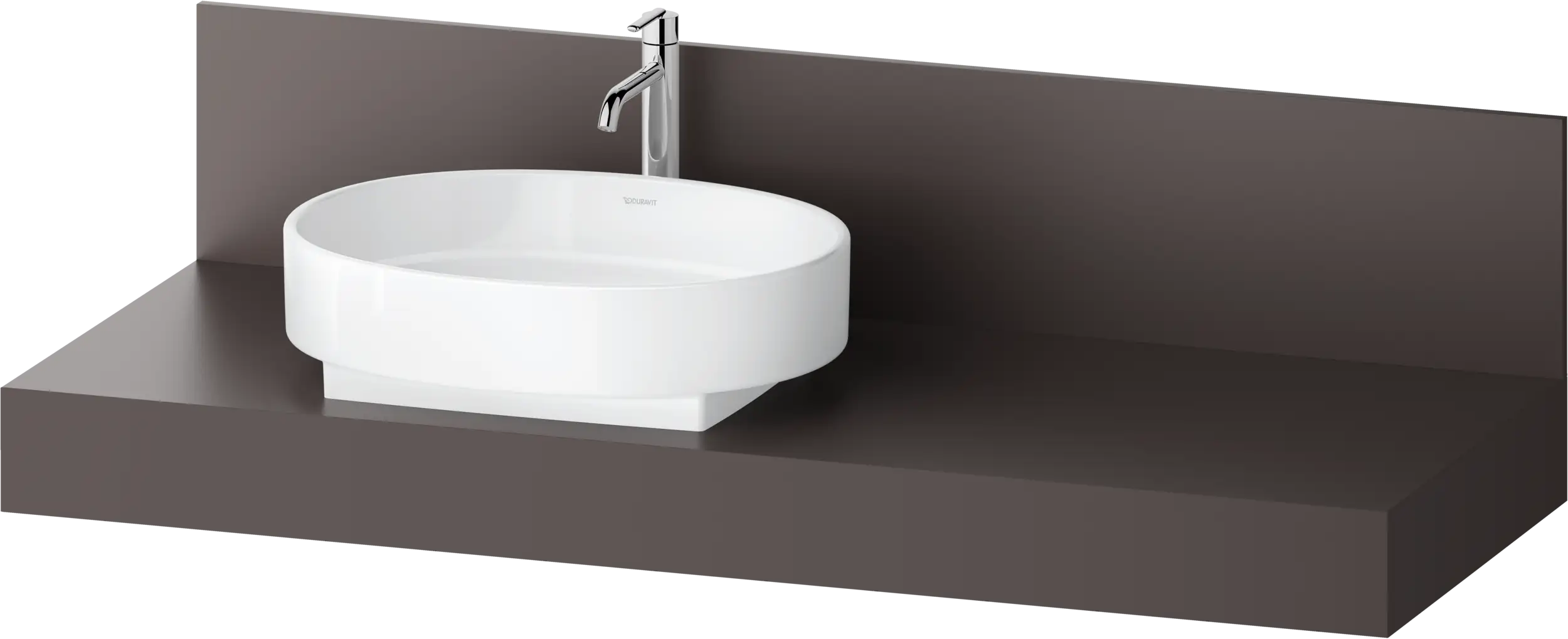 Balcoon 55 1/8'' Wall Mount Engineered Wood, with One Sink Cutout