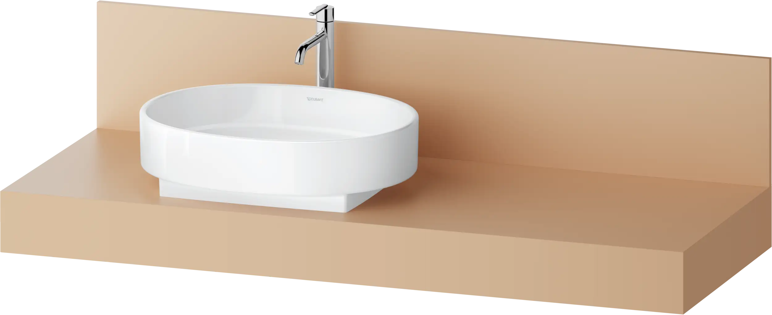 Balcoon 55 1/8'' Wall Mount Engineered Wood, with One Sink Cutout