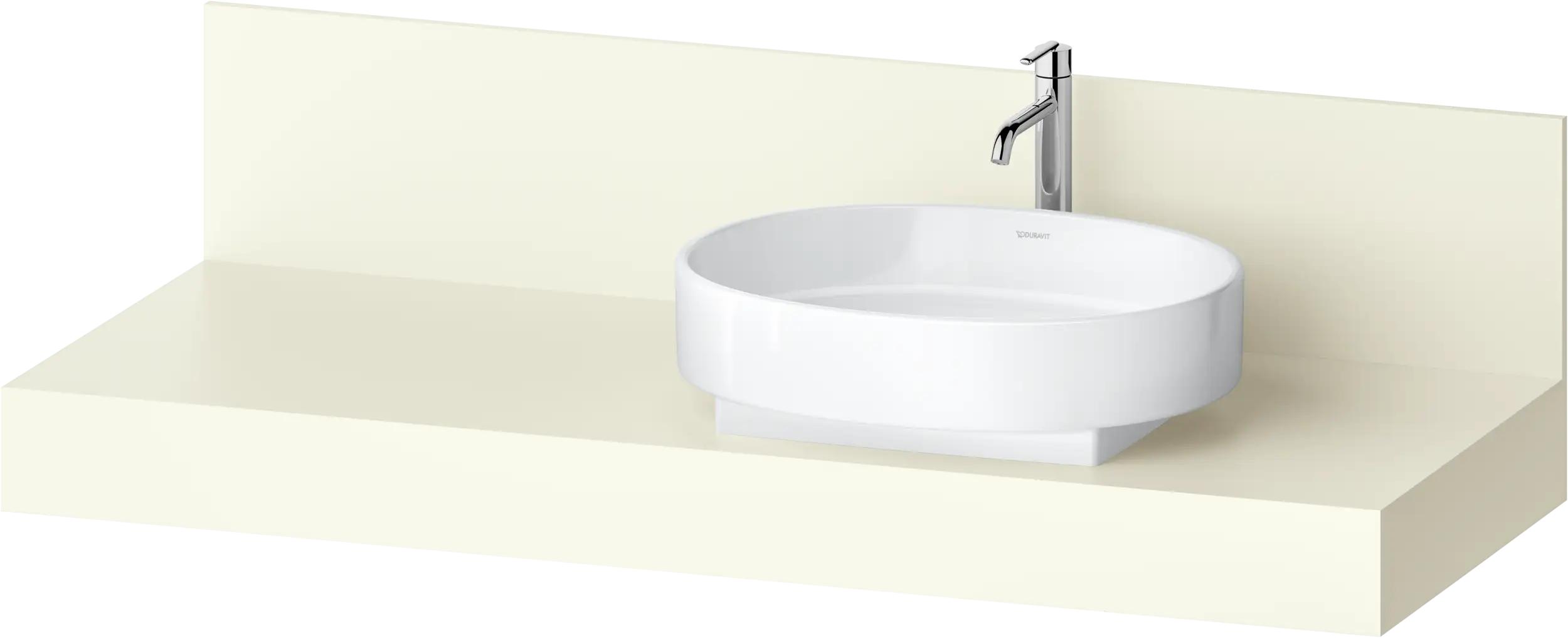 Balcoon 55 1/8'' Wall Mount Engineered Wood, with One Sink Cutout