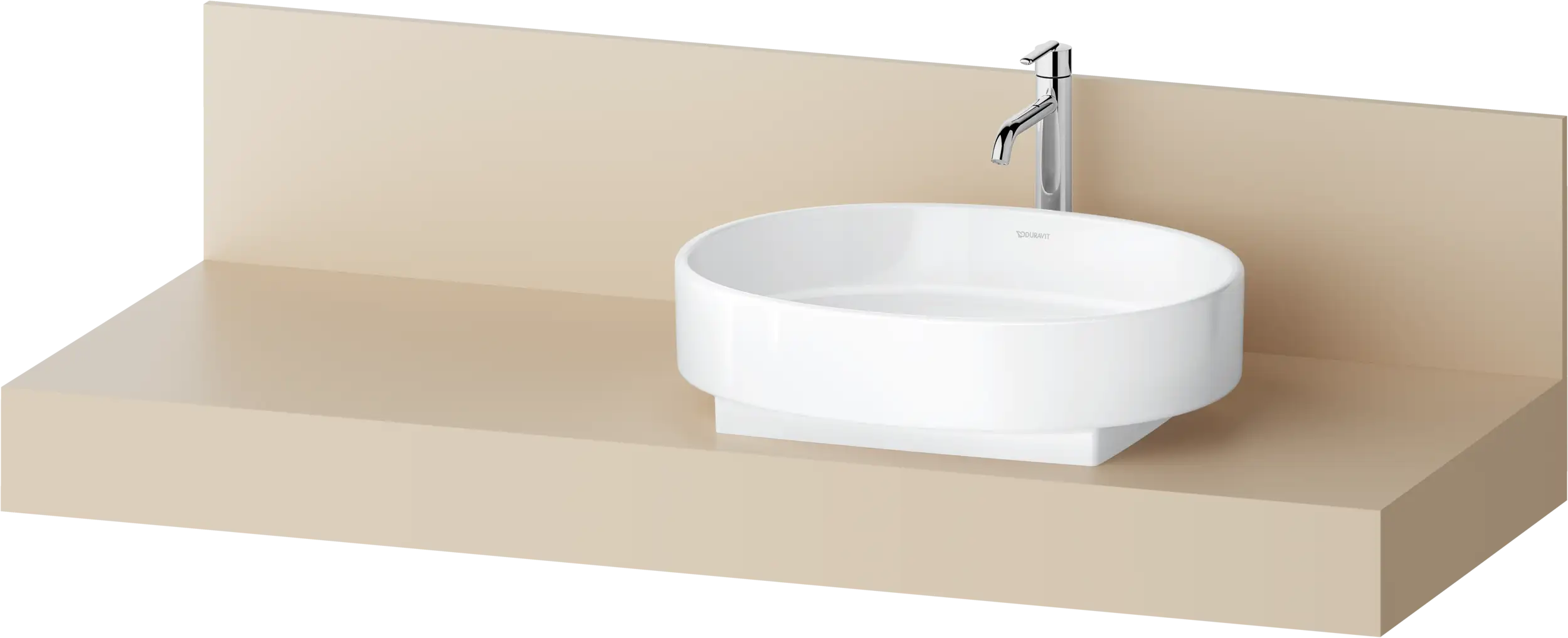 Balcoon 55 1/8'' Wall Mount Engineered Wood, with One Sink Cutout