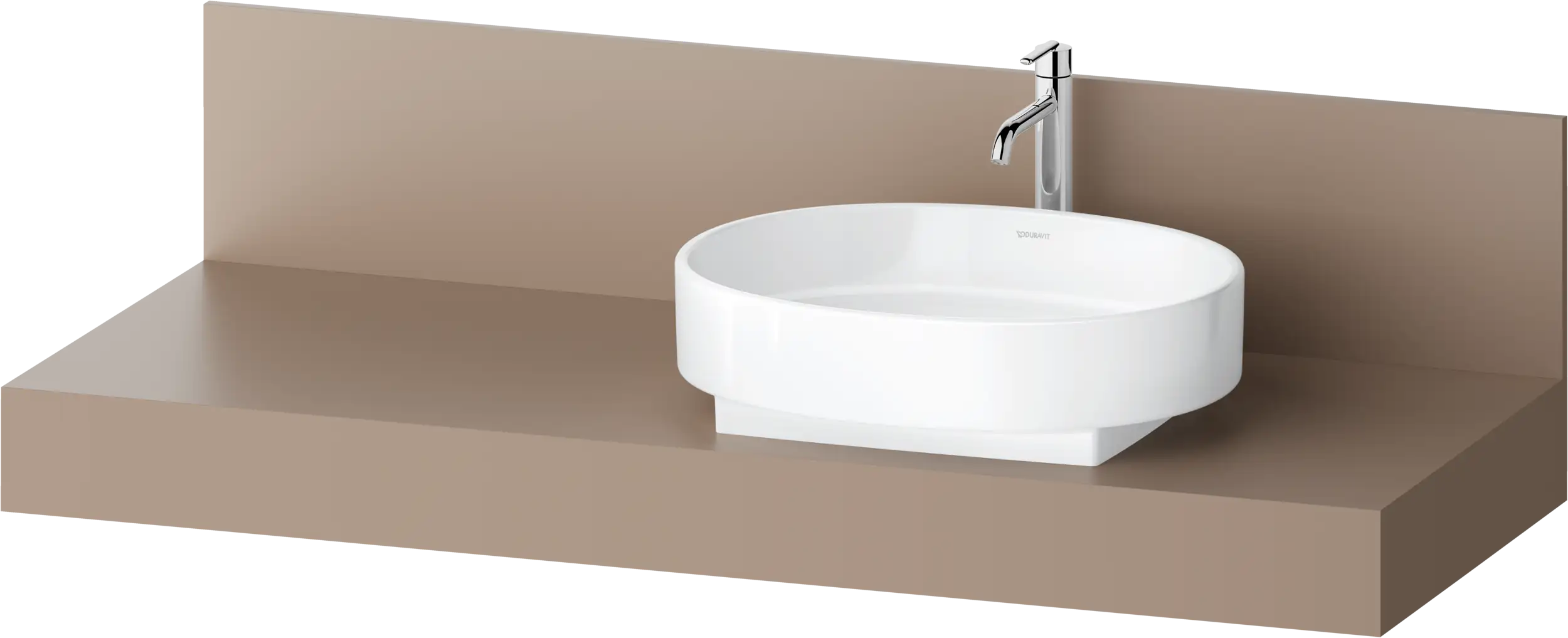 Balcoon 55 1/8'' Wall Mount Engineered Wood, with One Sink Cutout