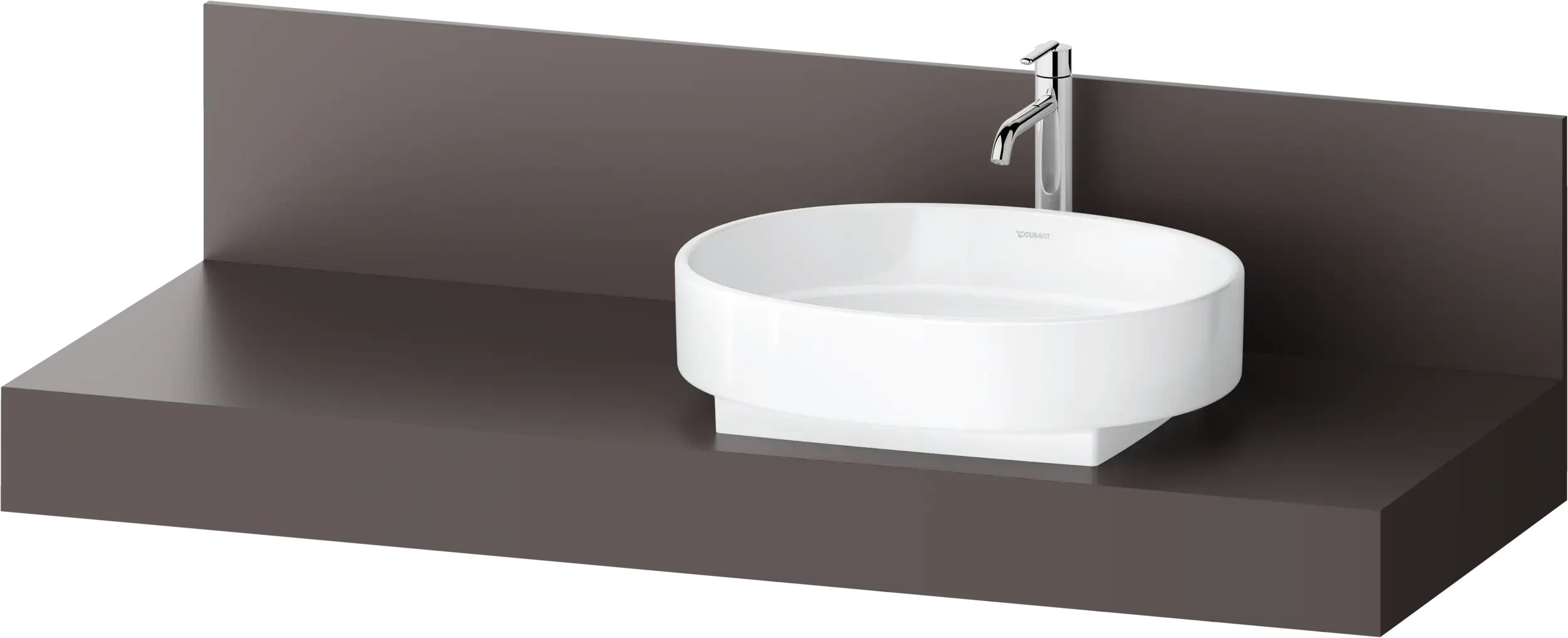 Balcoon 55 1/8'' Wall Mount Engineered Wood, with One Sink Cutout
