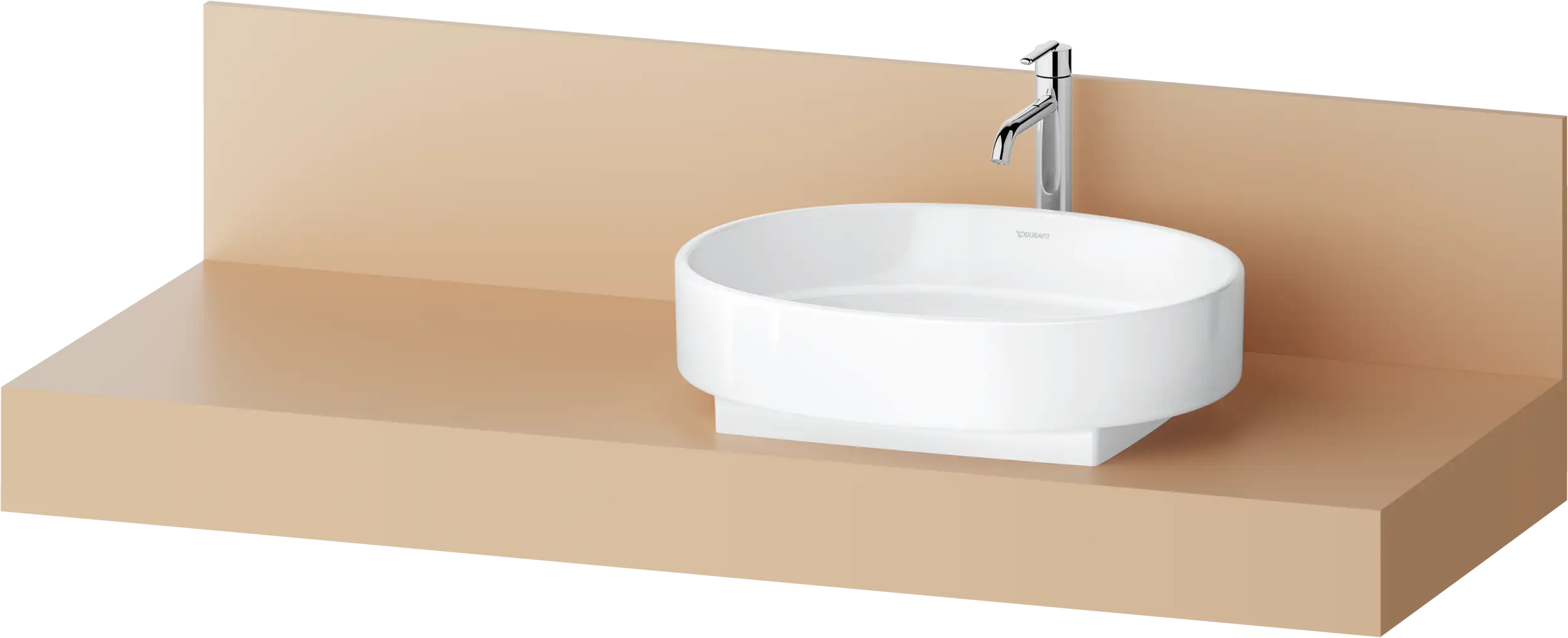 Balcoon 55 1/8'' Wall Mount Engineered Wood, with One Sink Cutout