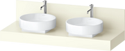 Balcoon 55 1/8'' Wall Mount Engineered Wood, with Two Sink Cutouts