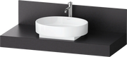 Balcoon 51 1/8'' Wall Mount Engineered Wood, with One Sink Cutout