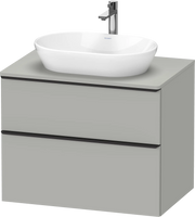 Duravit D-Neo 31 1/2'' Wall Mount Two Drawer Single Vanity Cabinet, Sink Sold Separately